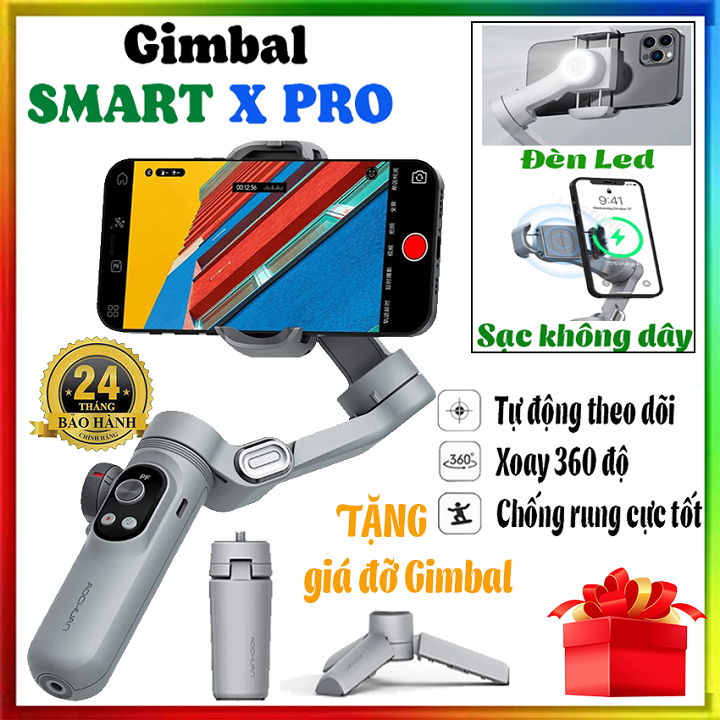 Gimbal DJI OM4 / Smart X Pro / S5B, Tay cầm chống rung, Gymbal hỗ trợ quay phim, chụp ảnh chuyên ngh
