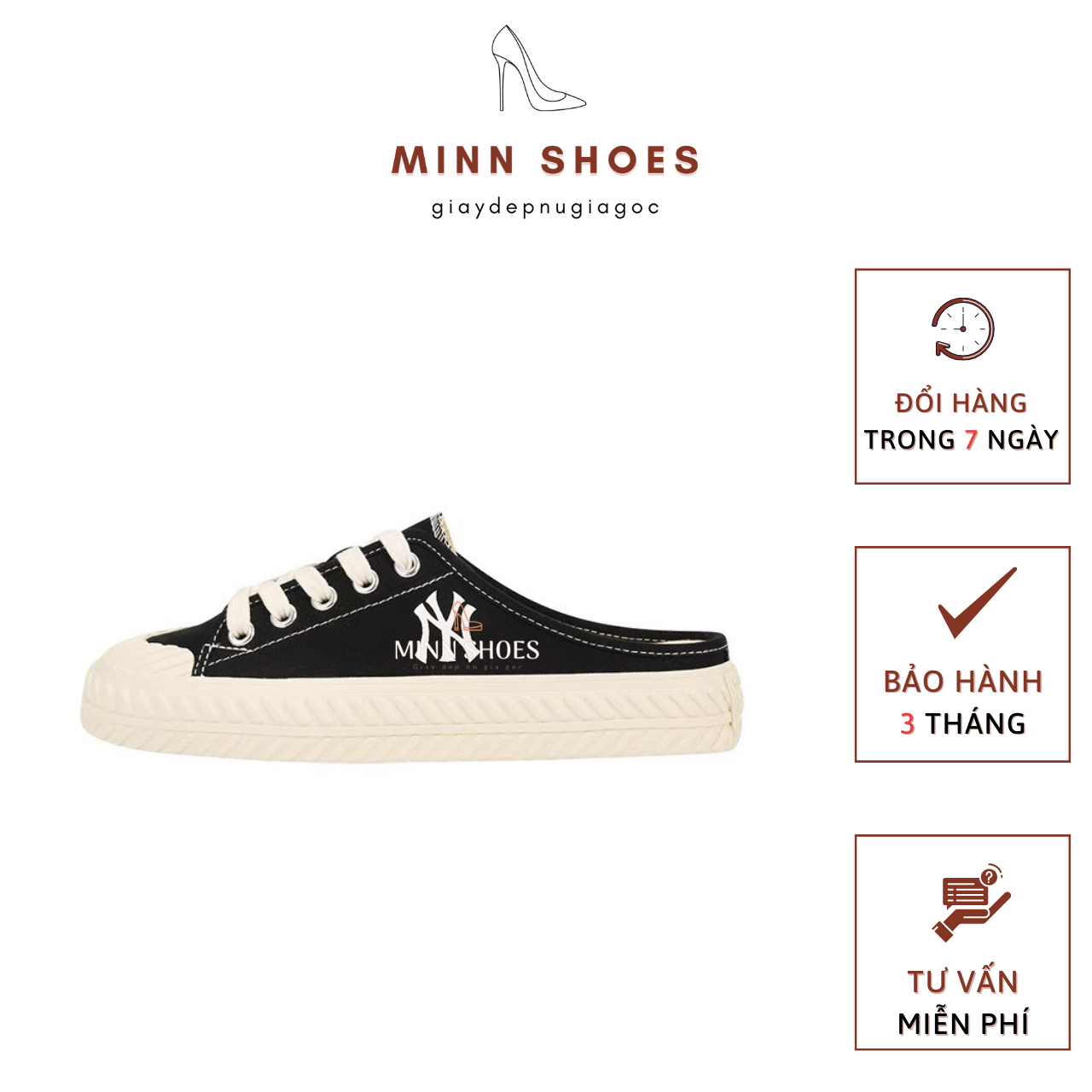 Giày thể thao sneaker nam nữ ulzzang đạp gót đế cao vải canvas hottrend