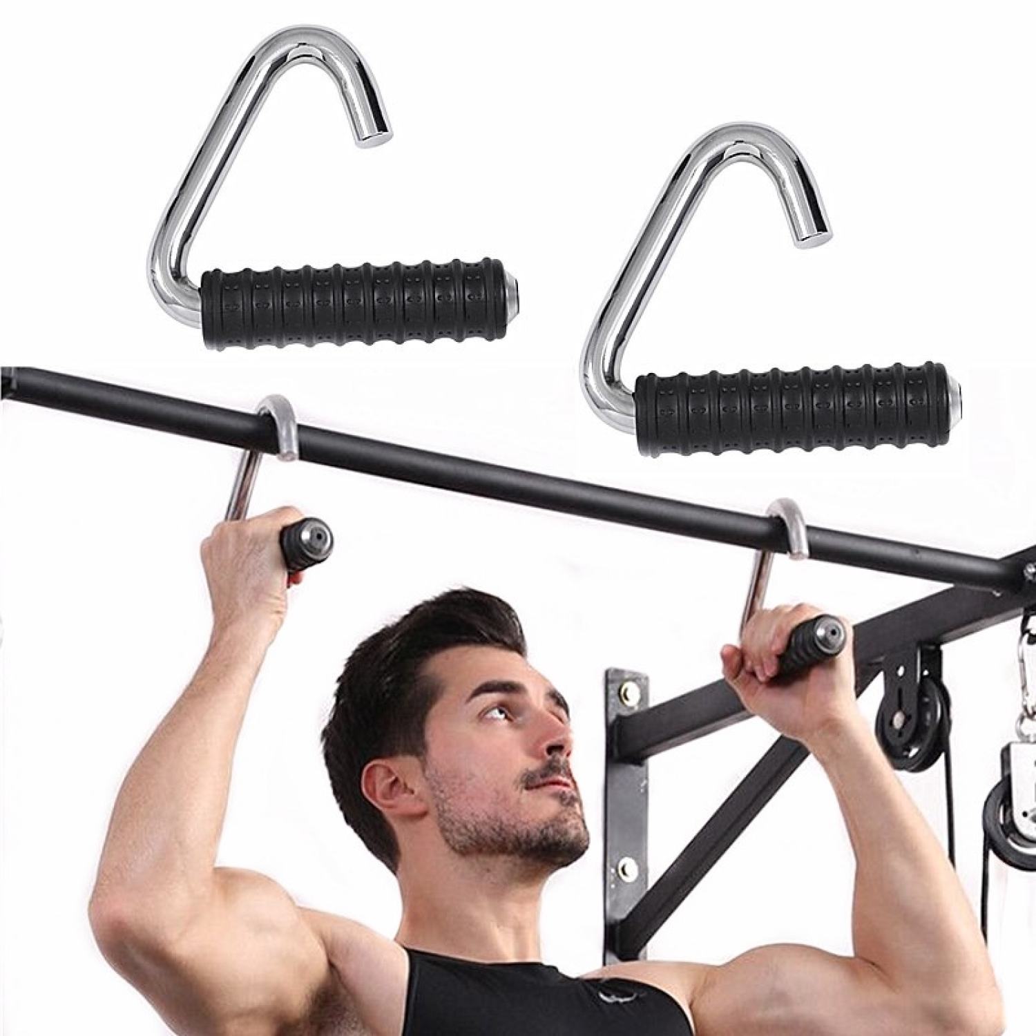 Móc cầm tay đa năng sử dụng kéo xà đơn, deadlift với thanh barbells