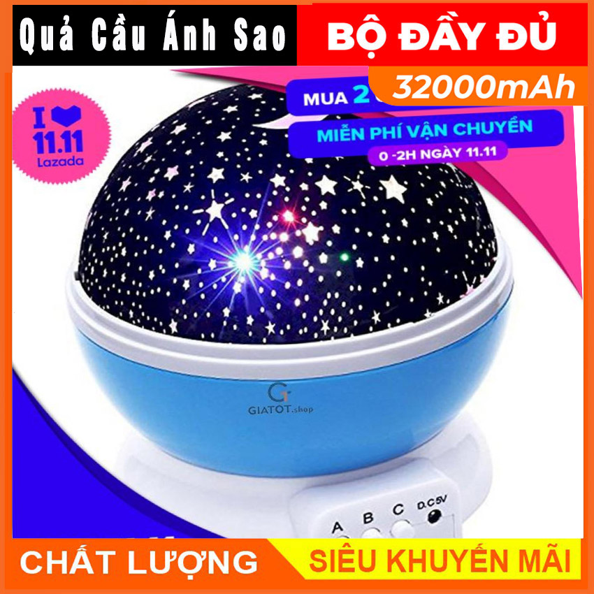 Đèn chiếu sao đèn trang trí đèn ngủ tự xoay 360 Star Master pro. Mang cả bầu trời trăng sao vào căn phòng bé nhỏ của mình