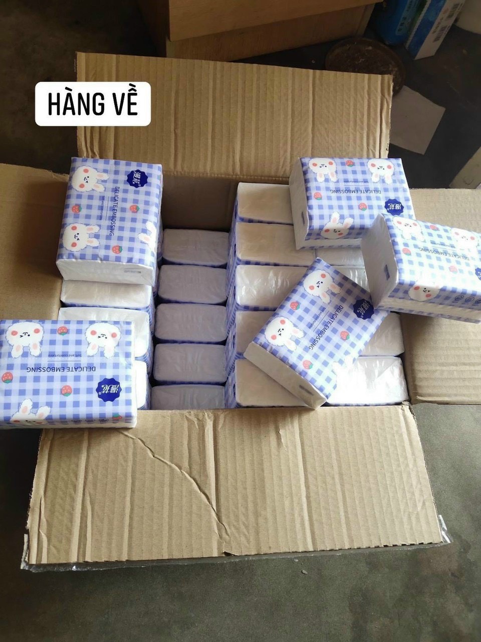 Thùng 40 gói giấy ăn rút Hình Thỏ cao cấp ,hàng nội địa trung cực dai , siêu mềm mẫu mới 2021