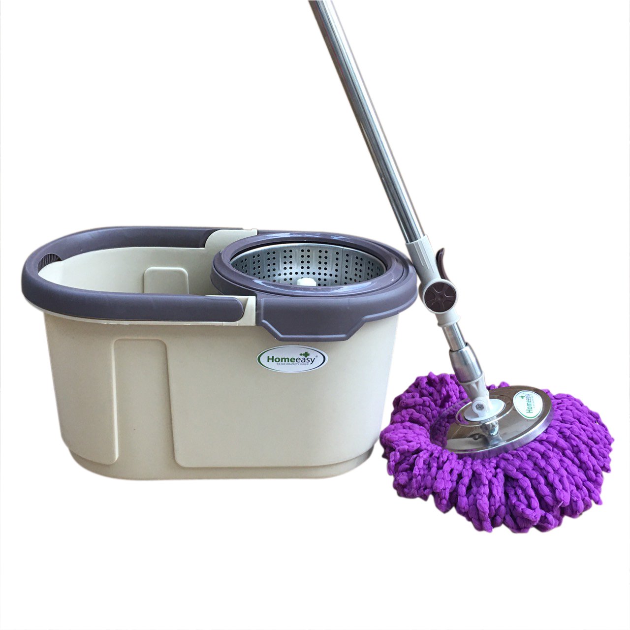 Bộ lau nhà 360 độ homeeasy ho-65 cà phê