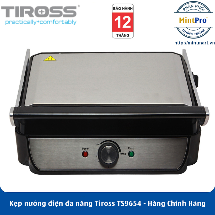 Kẹp nướng điện đa năng tiross ts9654 - hàng chính hãng