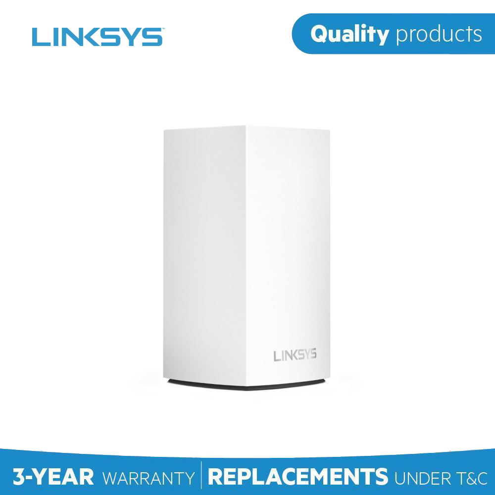 Bộ phát wifi băng tần kép ac1300 linksys velop whw0101 , công nghệ mesh thông minh - hãng phân phối chính thức