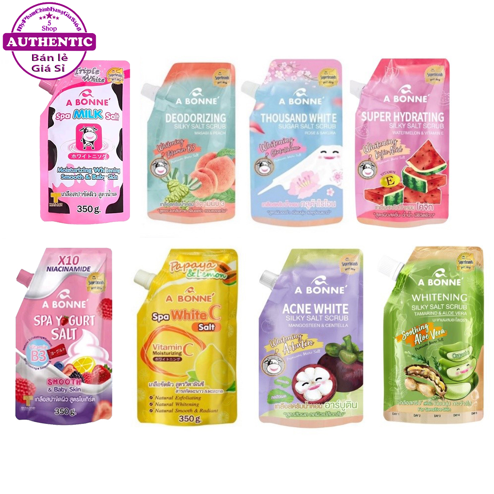 Muối Tắm A BONNE Tẩy Tế Bào Chết Trắng Da THÁI LAN