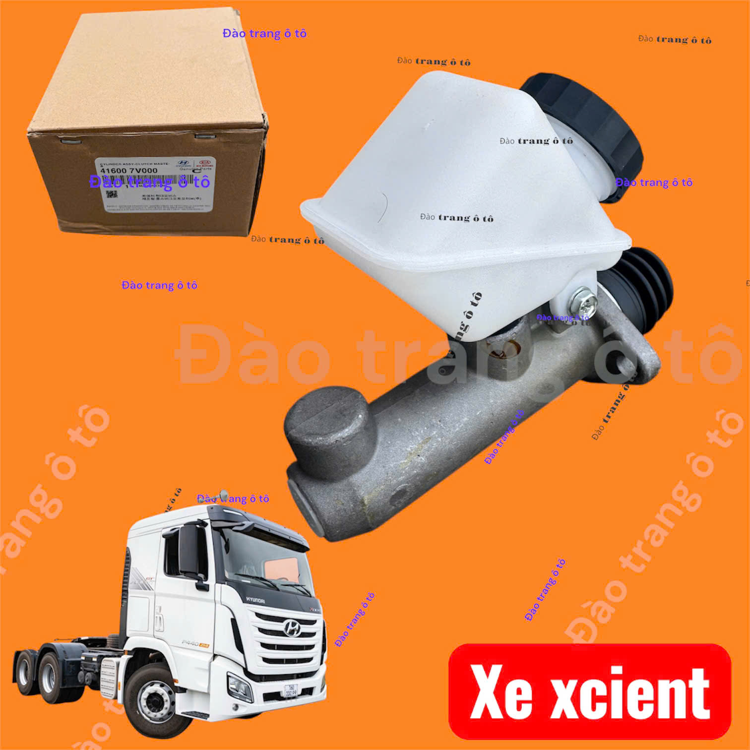 Tổng côn trên cho xe huyndai xcient heo trên cho xe ô tô 41600-7V000 hệ thống côn xe ô tô tổng nhôm