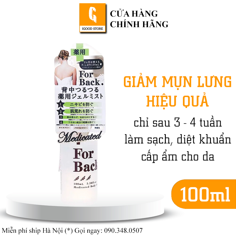 Chai xịt giảm mụn lưng Pelican ForBack Nhật Bản 100ml