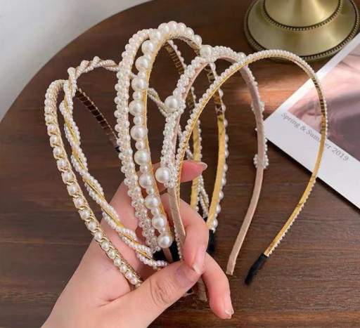 Cài tóc đính Hạt thiết kế tinh tế phụ kiện cài tóc trang sức