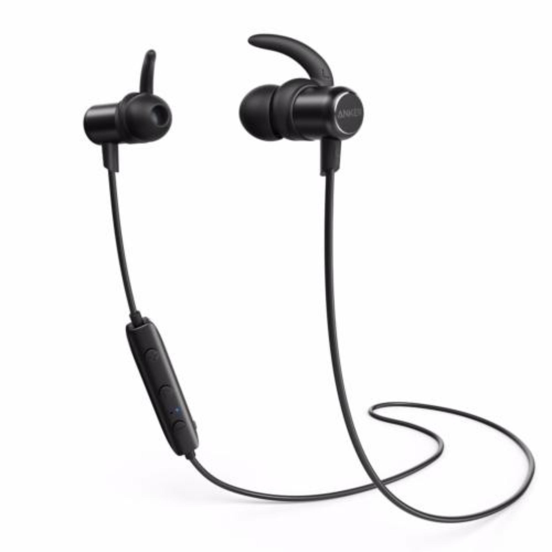 [HCM]Tai nghe Bluetooth 4.1 Anker Soundbuds Slim Pin 10h, Chống nước IPX7, Bluetooth 5.0 Made In Japan  - Hàng Chính Hãng