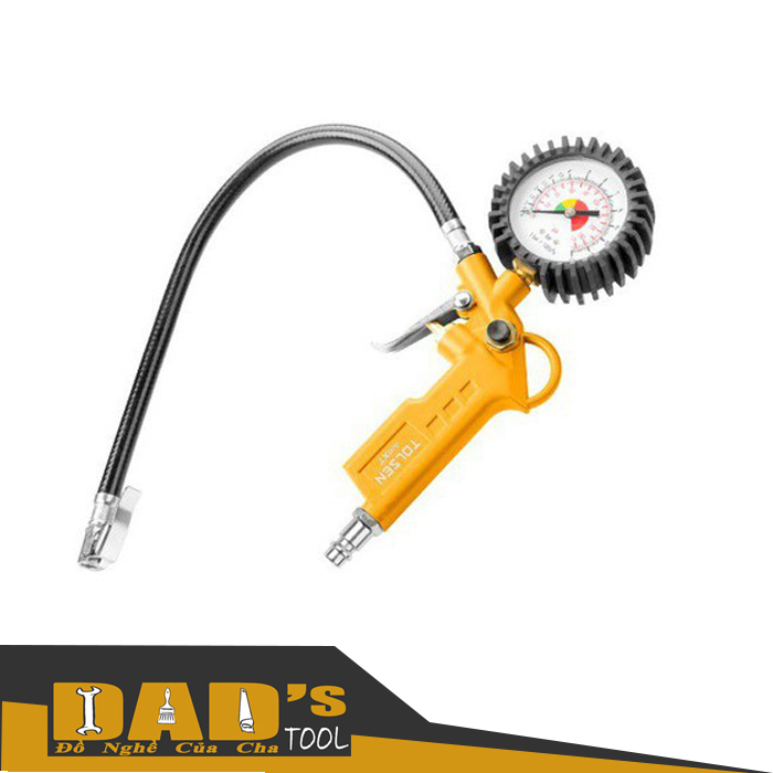 Dụng cụ bơm lốp có đồng hồ - tolsen 73193