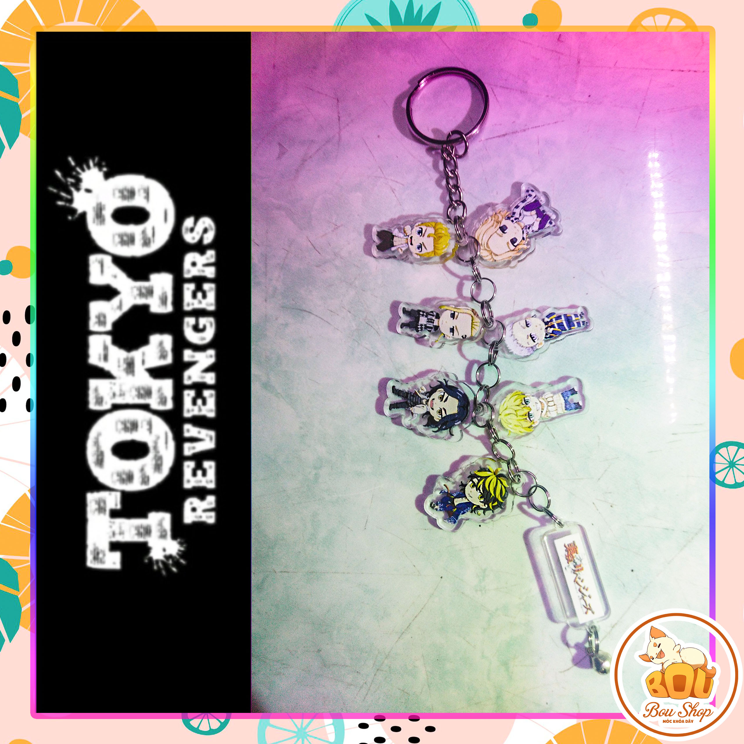 [HCM]Móc khóa dây anime Tokyo Revengers Acrylic Mica