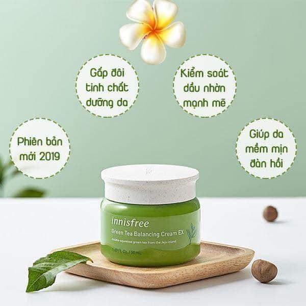 Kem Dưỡng Da Trà Xanh Innisfree Green Tea Balancing Cream EX