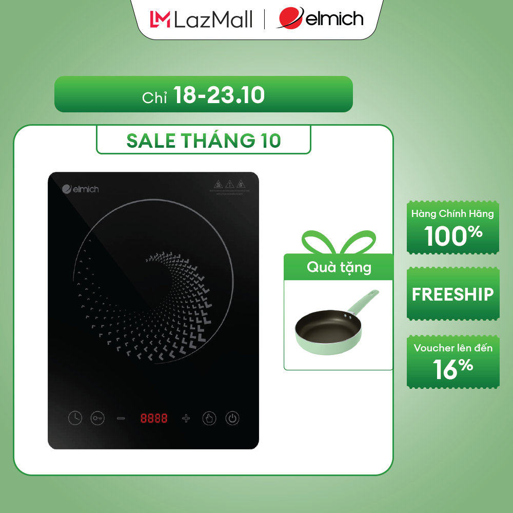 (Sale giữ chuỗi- Chỉ 01-10.11)Bếp điện từ Elmich ICE-3874
