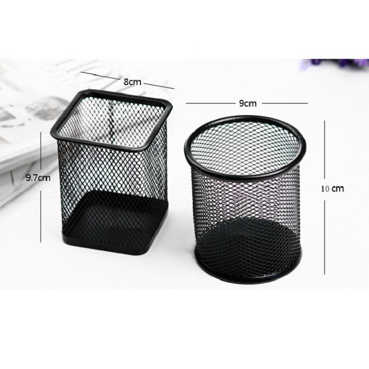 HỘP ĐỰNG BÚT LƯỚI KIM LOẠI ĐA NĂNG NHIỀU MÀU