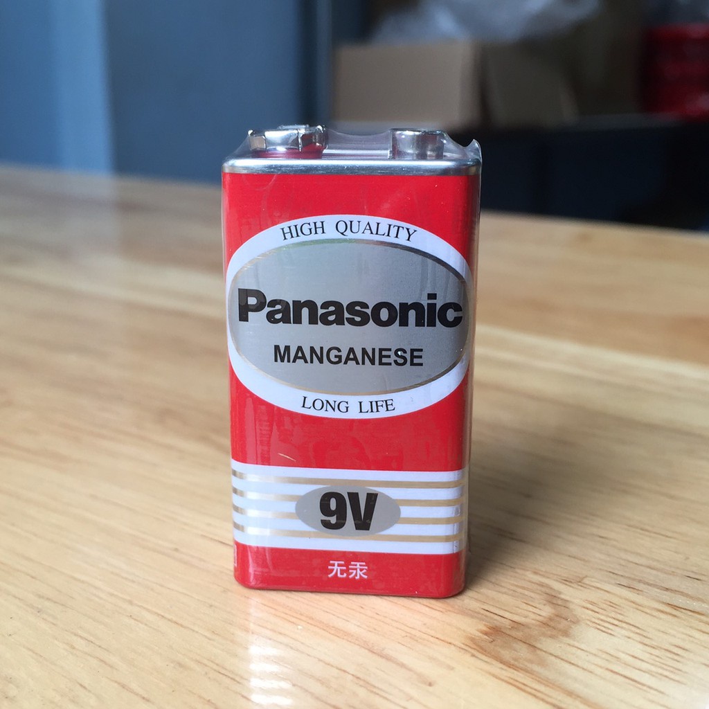 Pin vuông Panasonic 9V cho micro không dây - Pin 9V Panasonic