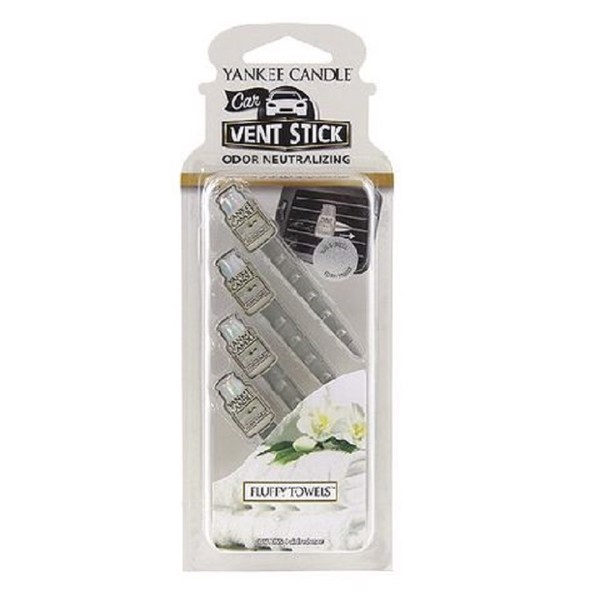 Set 4 que thơm xe fluffy towels yankee candle yan1716