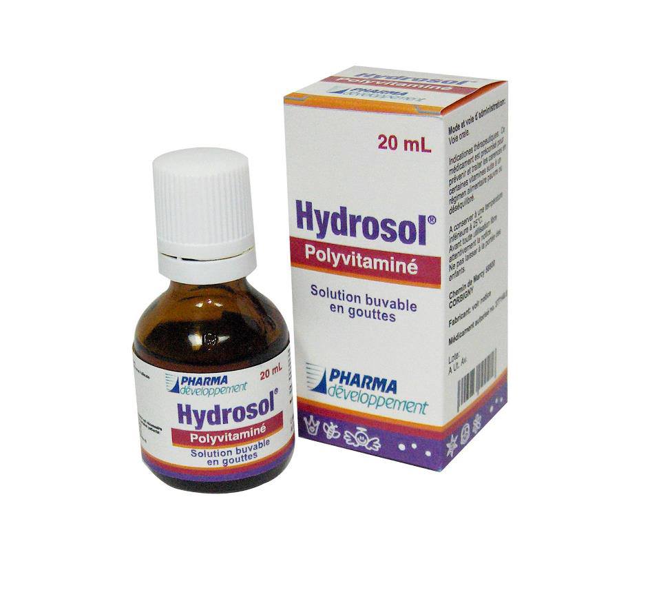 Vitamin tổng hợp Hydrosol Pháp - kích thích ăn ngon cho bé - Lọ 20ml