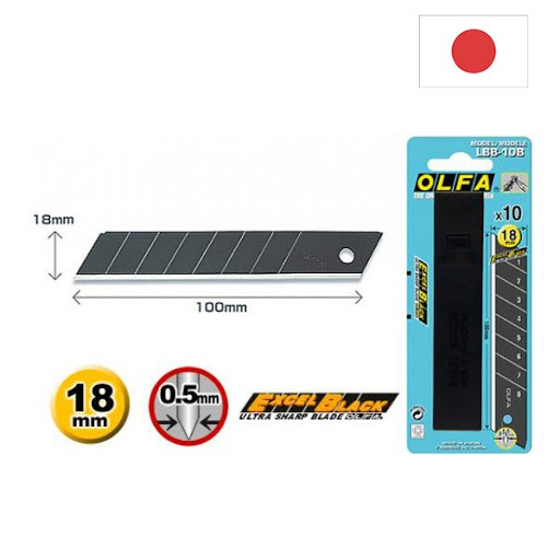 Hộp lưỡi dao olfa lbb-10b