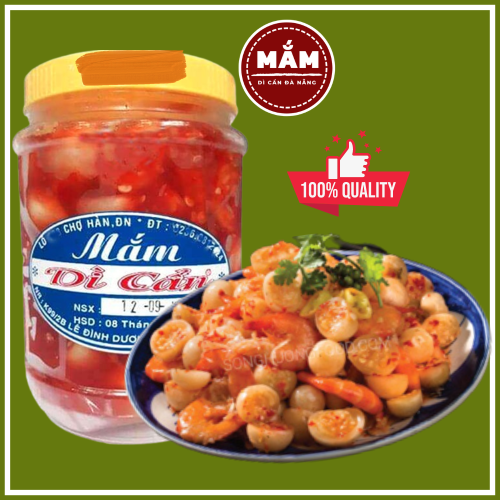 MẮM CÀ PHÁO DÌ CẨN chợ Hàn Đà Nẵng 500gr chính gốc