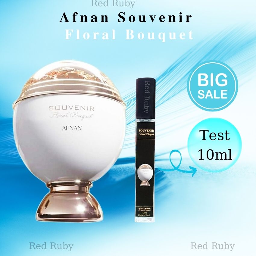 [Chiết 10ml]Nước Hoa Dubai Nội Địa AFNAN Souvenir Floral Bouquet 100ml For Women, chinh phục phái đẹp từ thiết kế tới mùi hương, Red Ruby