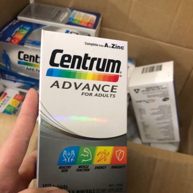 Vitamin Tổng Hợp Cho Người Dưới 50 Tuổi Centrum Advance For Adults