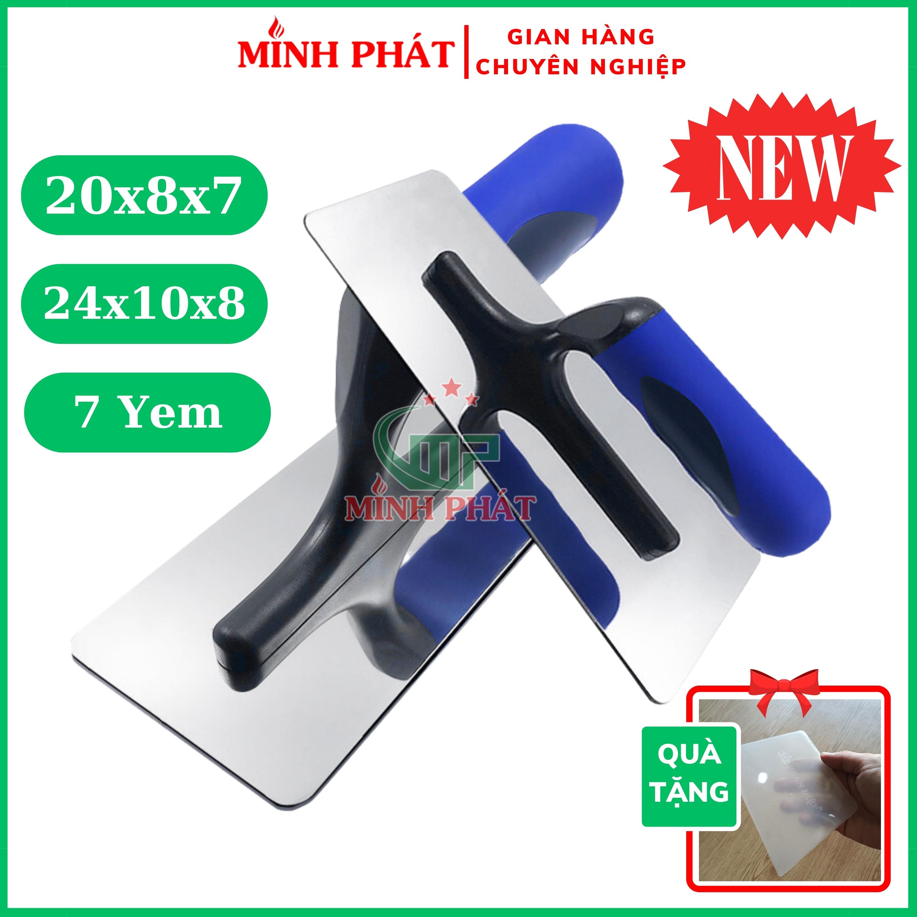 Dao trét giả hiệu ứng bê tông cán xanh 24cm minh phát 6 yem