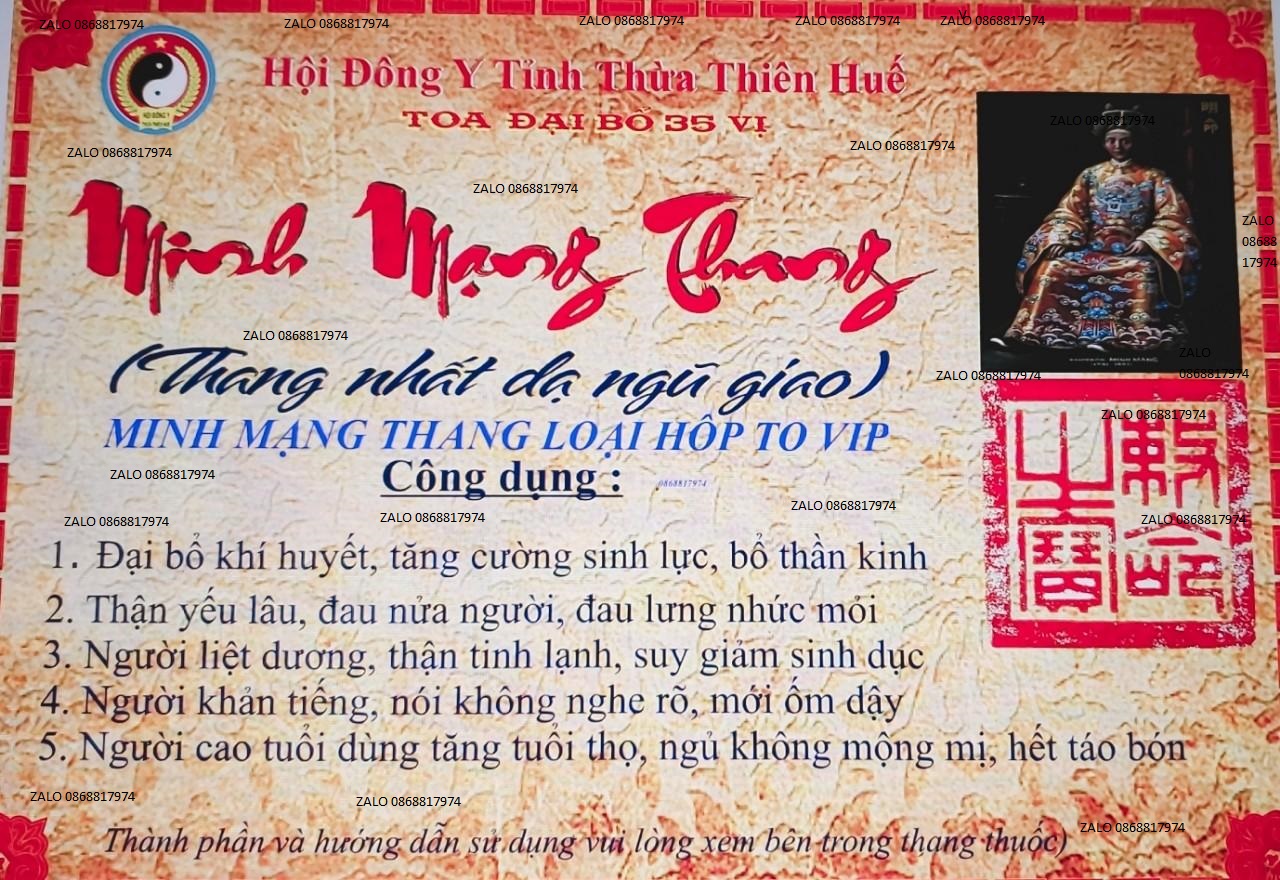 1 hộp minh mang. thang cao cấp-bổ thận-tráng dương -chống-đau mỏi - khỏe- lâu - dài nhiều tác dụng đủ 35 vị đặc biệt như hình vip4 8 1 hộp minh mang. thang cao cấp-bổ thận-tráng dương -chống-đau mỏi - khỏe- lâu - dài nhiều tác dụng đủ 35 vị đặc biệt như hình vip4 8
