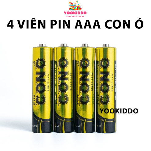 4 viên pin tiểu 3A / AAA con Ó lắp đồ chơi cho bé yêu