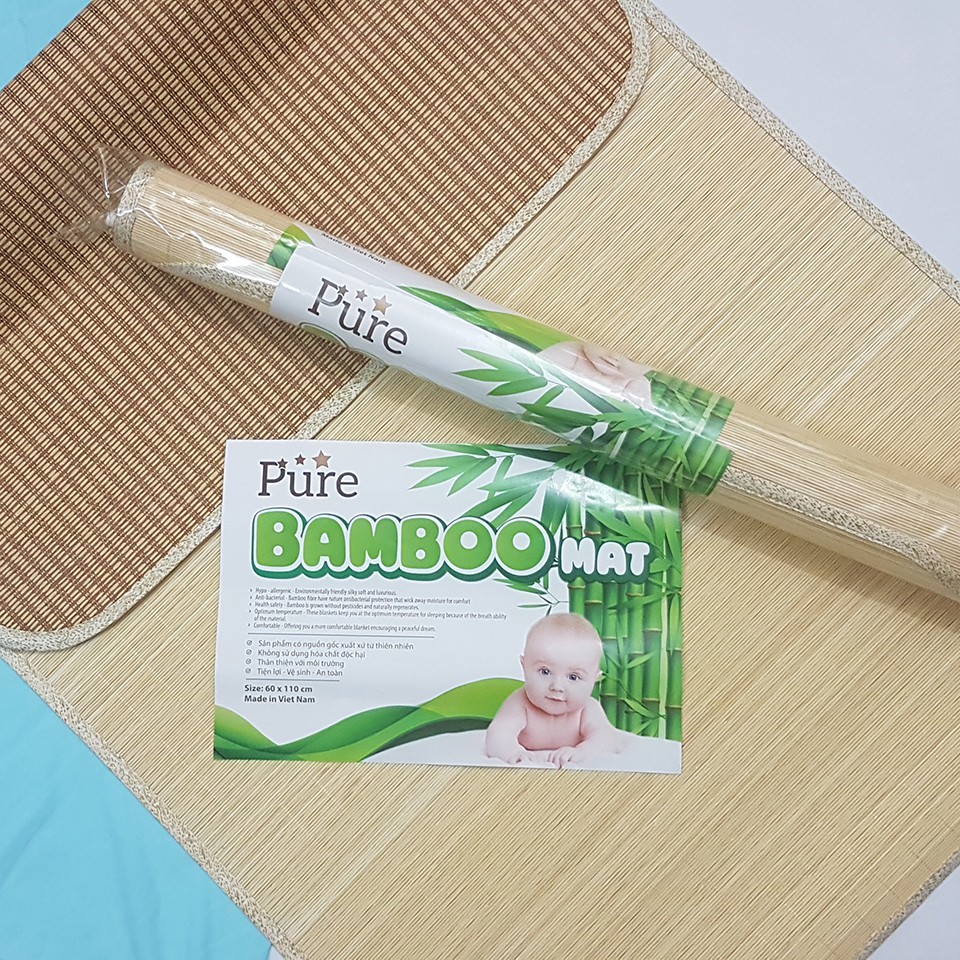 Chiếu sợi tre, chiếu siêu thoáng mát cho bé