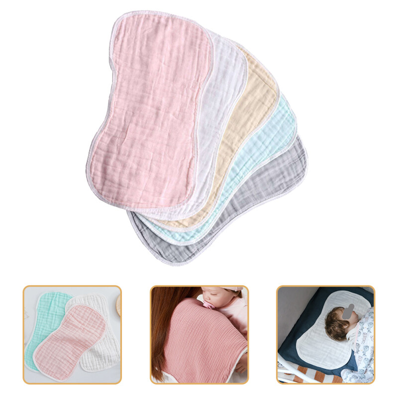 Jiogein Burp Cloth Baby Sweat Towel Infant Cotton Cloths Burping Blanket