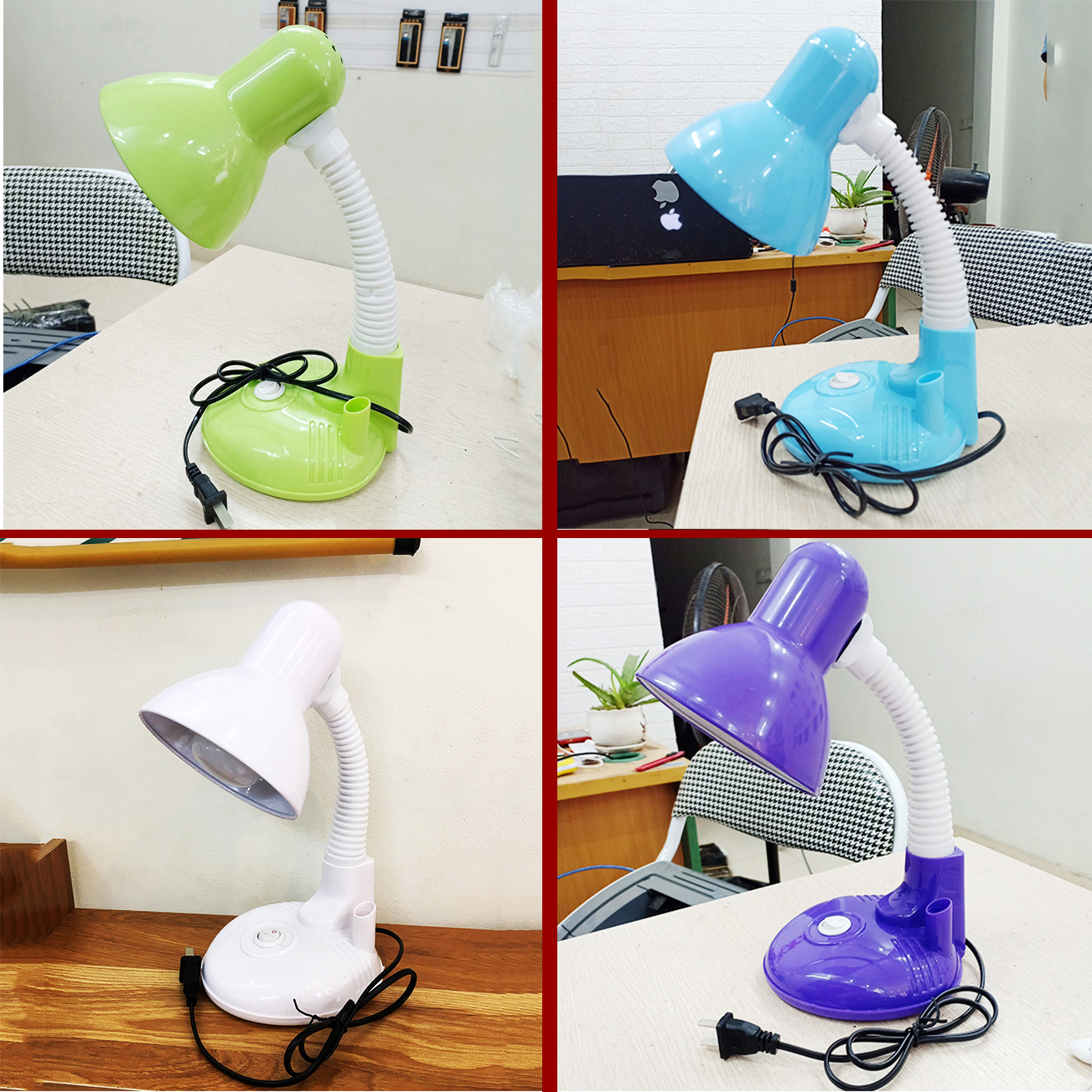 Đèn học để bàn CHỐNG CẬN THỊ có ống đựng bút + TẶNG BÓNG
