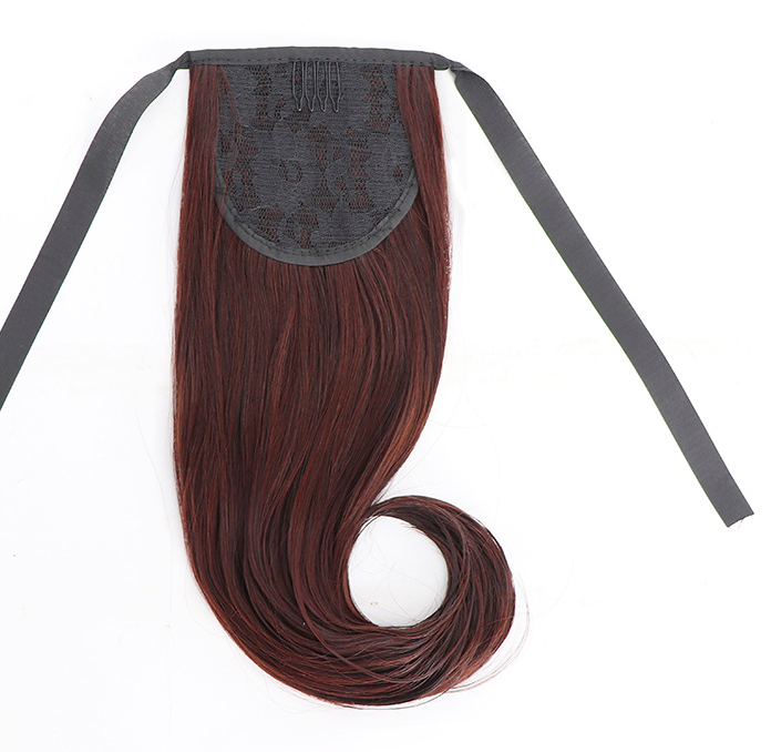 Tóc giả đuôi thẳng uốn cụp cực trẻ trung năng động - Tóc giả phong cách Hàn Quốc