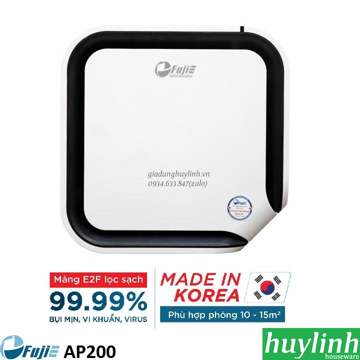 Máy lọc không khí fujie ap200 - made in hàn quốc - 10 - 15 m2