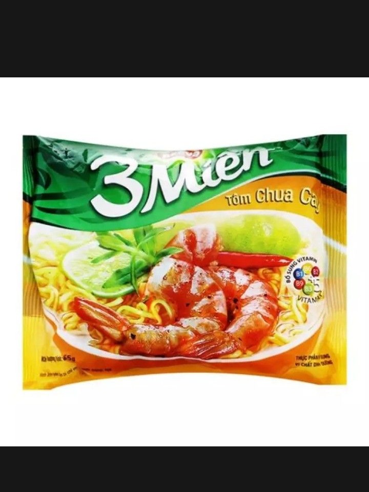 Combo 10 gói mì 3 miền chua cay