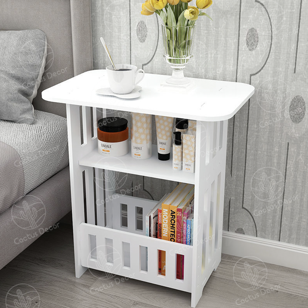 Tủ đầu giường, tab để đầu giường, kệ để đầu giường, bàn trà mini chất liệu gỗ nhựa chống mốc chống nước dễ lau chùi