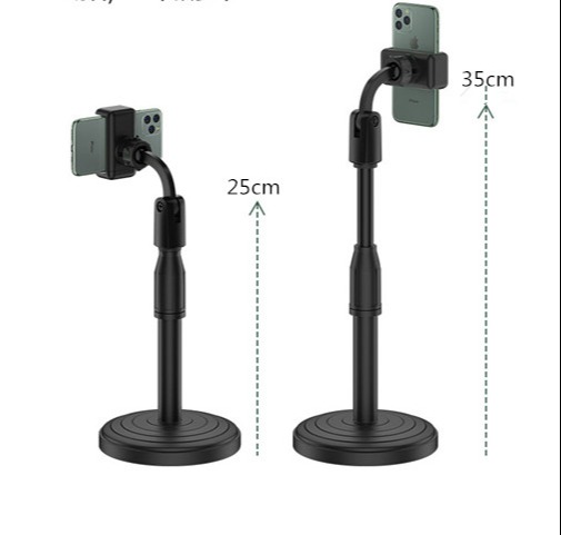 Chân Đế Để Bàn Kẹp Điện Thoại Dùng Livestream, Quay Video Tiktok Xoay 360 Độ Dùng Được Nhiều Đt Như Iphone, Samsung
