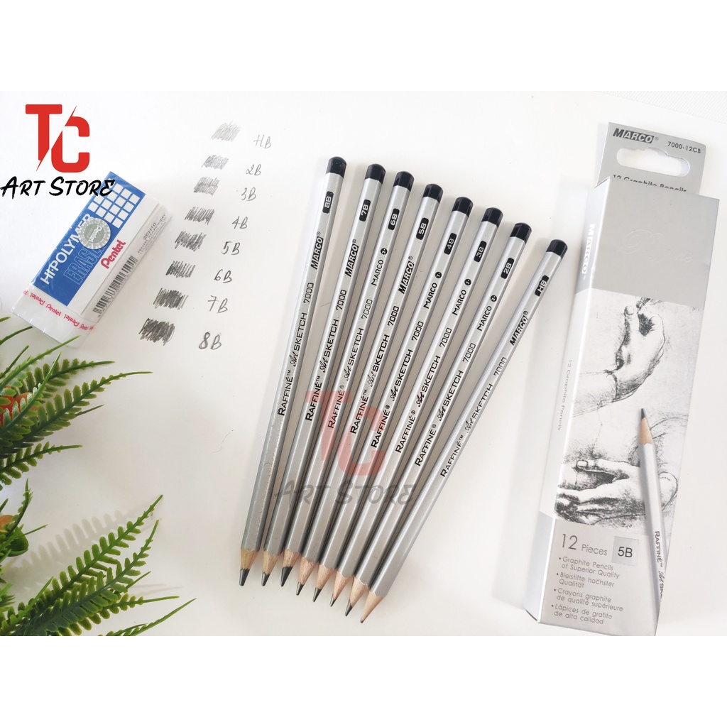 Bút chì phác thảo marco 7000