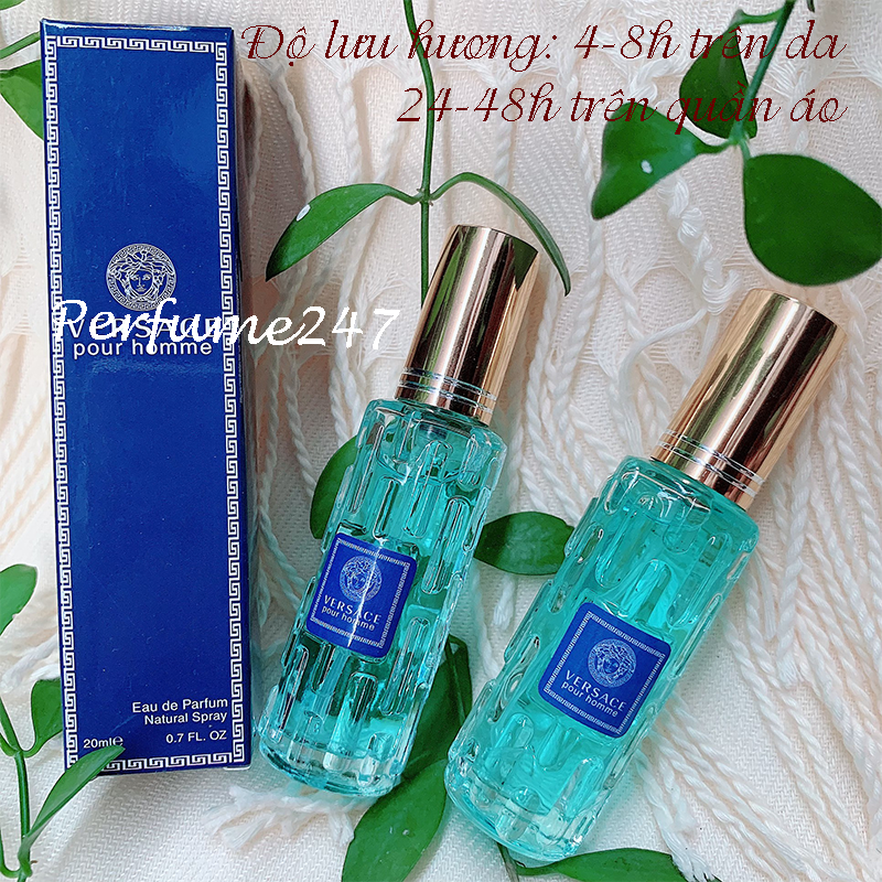[HCM]COMBO 2 CHAI NƯỚC HOA NAM VESACE POUR HOME 20ML