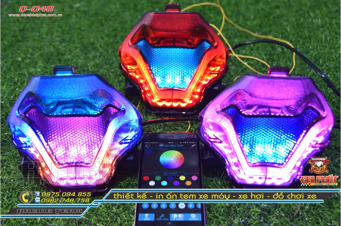 ĐUÔI ĐÈN HẬU EXCITER 150 A11CHỈNH BẰNG ĐIỆN THOẠI - Q-046