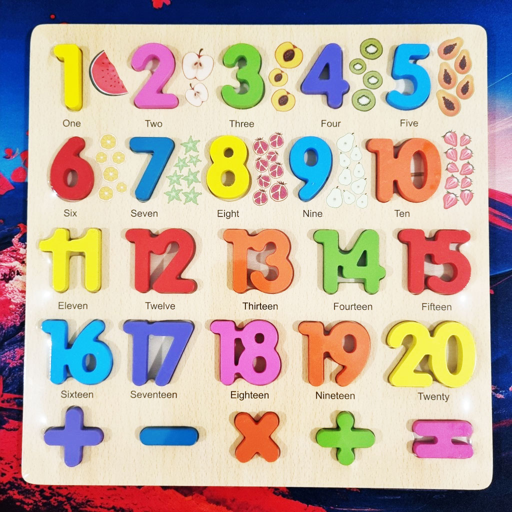 Bảng Chữ Tiếng Việt, Chữ Cái Tiếng Anh, Số Đếm Bằng Gỗ Nổi Cho Bé-Đồ Chơi Xếp Hình, Giáo Dục, An Toàn, Chất Lượng