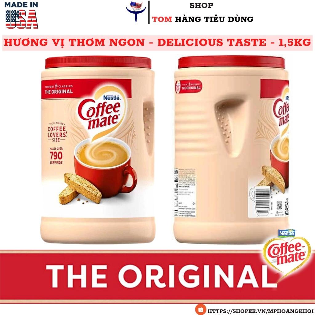 Bột kem cà phê nestlé coffee mate 1,5kg mỹ