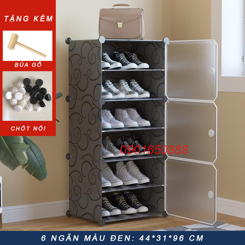 Tủ nhựa đựng giày lắp ghép - Kệ để giày - Giá giày dép đa năng