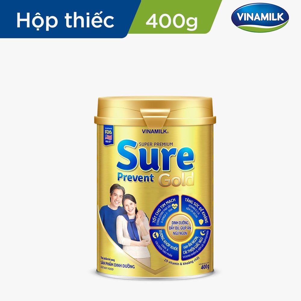 Sữa bột sure prevent gold 400g