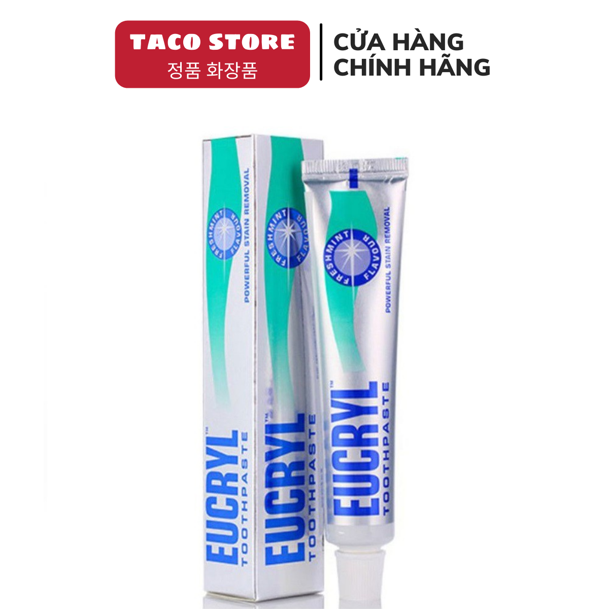 Kem đánh răng làm trắng Eucryl 50ml Toophpaste