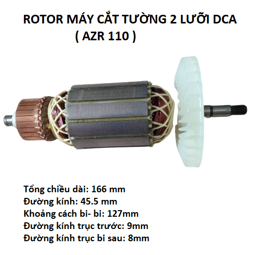 Rotor máy cắt rãnh tường DCA AZR110