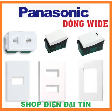 Công tắc ,ổ cắm panasonic ..dòng wide