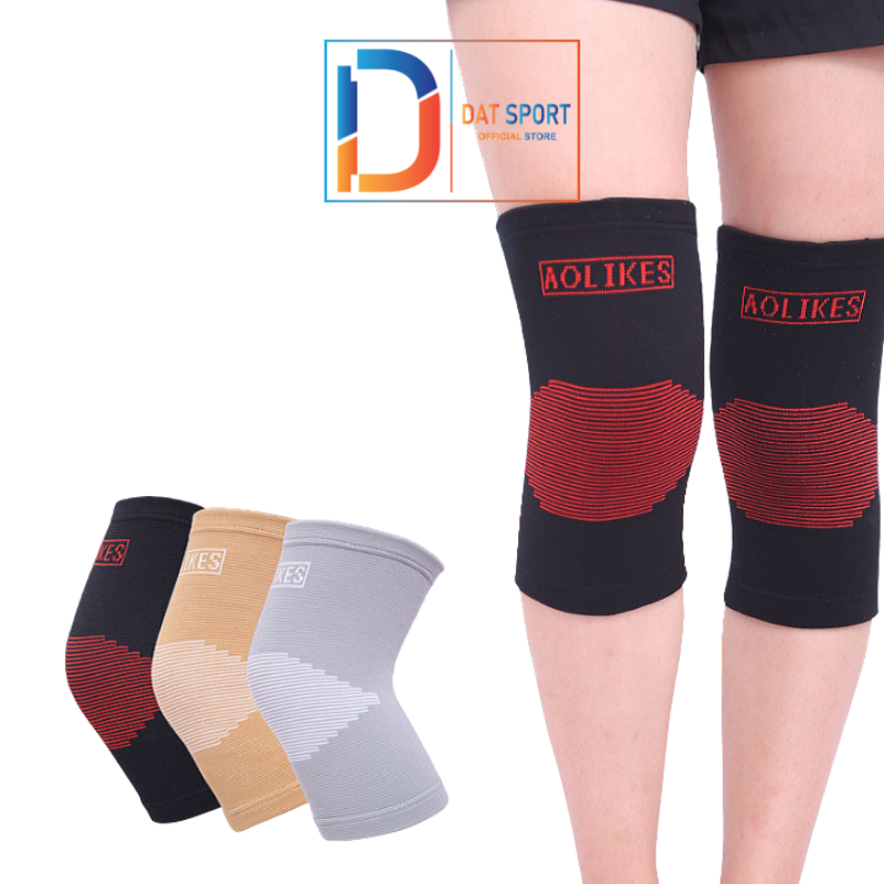Đôi Băng Bảo Vệ Khớp Gối Aolikes  Cho Nữ Tập Thể Thao - Tập Gym - Tập Yoga - Bóng Chuyền -  Bóng Rổ - Cao Cấp.