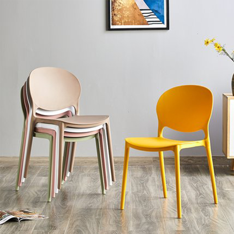 Ghế nhựa xếp chồng, Ghế ăn hiện đại nhà bếp nhựa PP đúc nguyên khối nhiều màu, Ghế cafe sân vườn, ghế văn phòng nhựa cap cấp GAN002