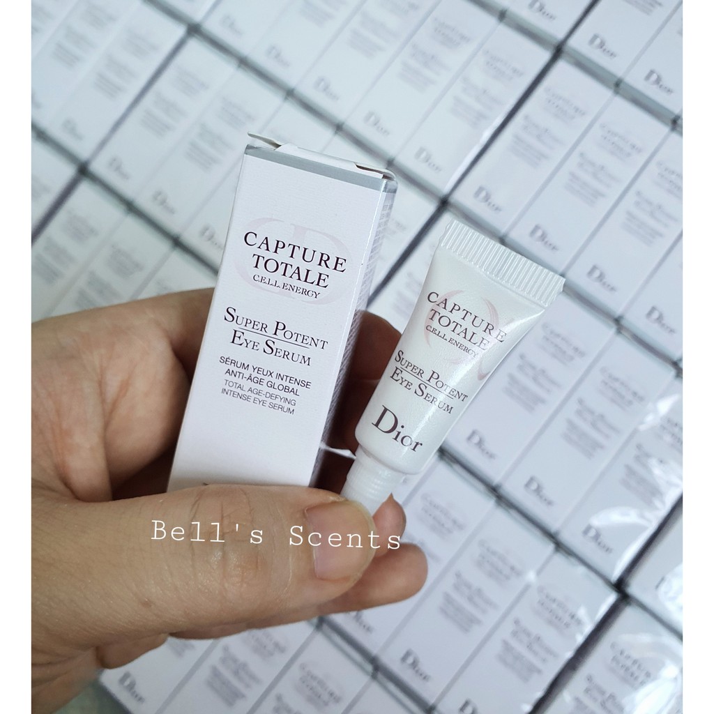 Combo Serum mắt Dior Capture Totale Super Potent Eye Serum mini dạng tuýp 2ml
