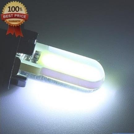 BÓNG LED T10 Đèn Xi Nhan, Đèn Demi Siêu Sáng Cho Xe Máy,Ô Tô, Chân T10, 12chip COB Bọc Silicon (Giá 1 Bóng)